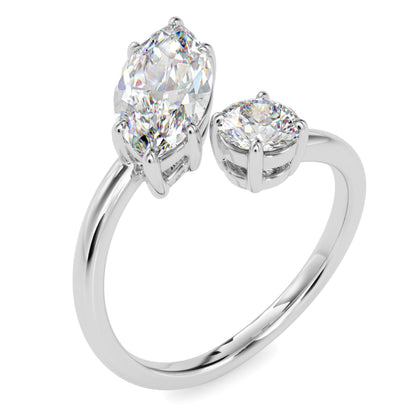 The Kylie Ring aka Toi et Moi Diamond Ring