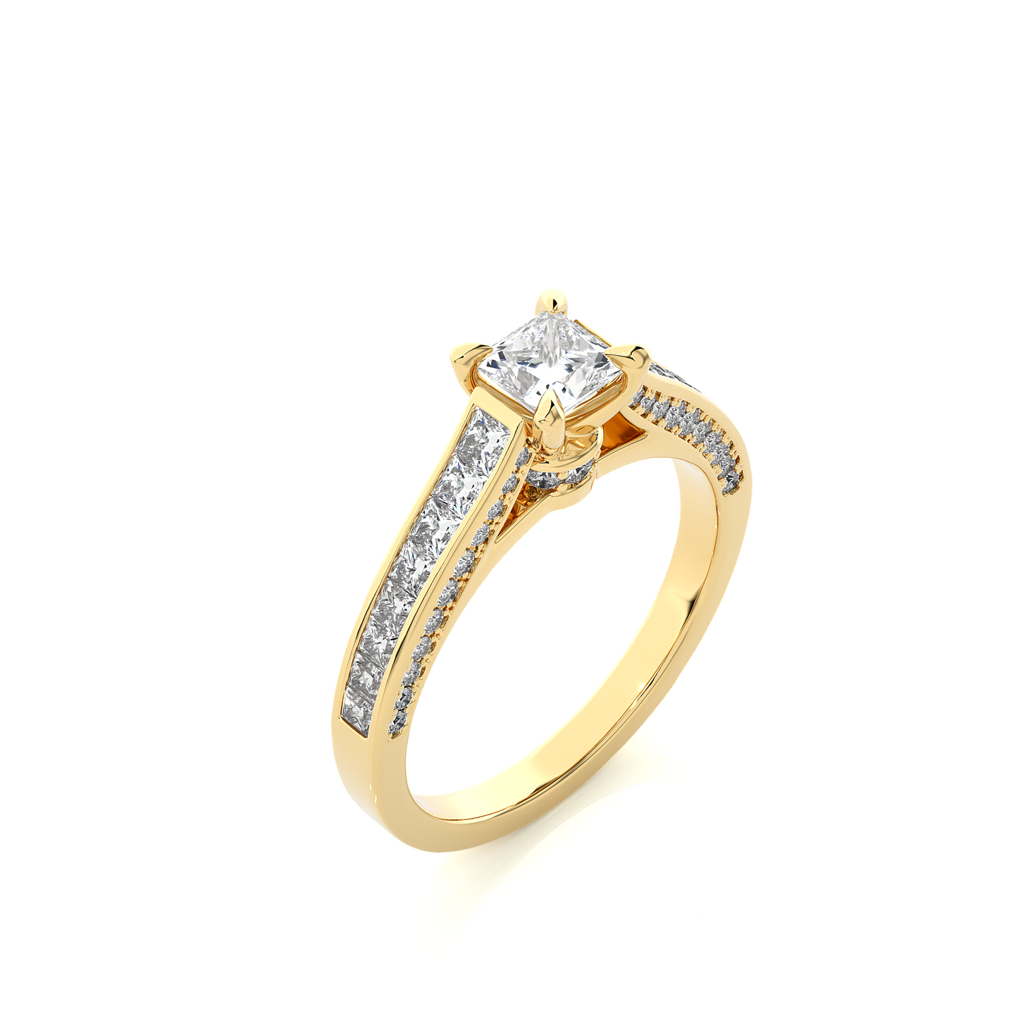 sunny monarch diamond ring