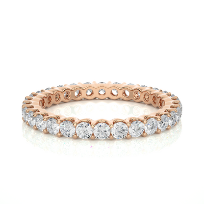 Halo Eternity Band Round Diamond - Espira Fine Gems