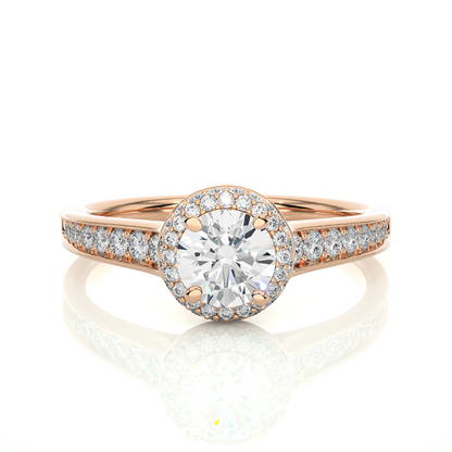 Sovereign Round Diamond Ring