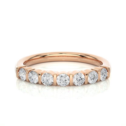 Lustre Seven-Stone Diamond Ring - Espira Gems