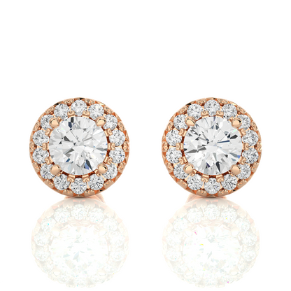 Breeze Round Diamond Earrings