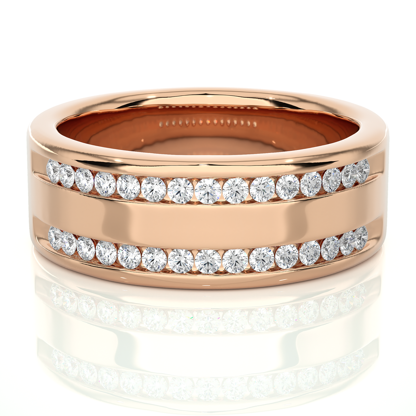empire round diamond ring