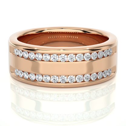 Empire Round Diamond Ring