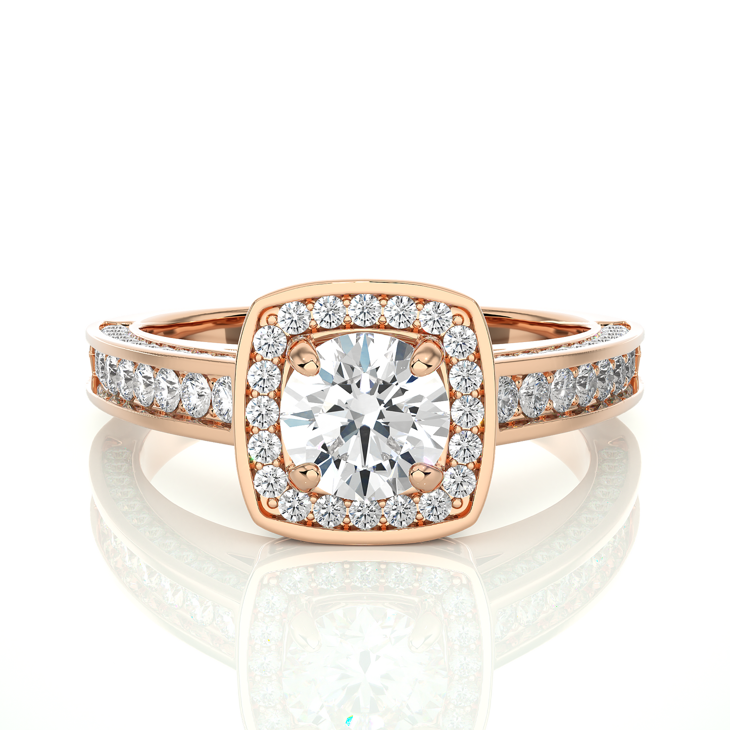 majesta round diamond ring