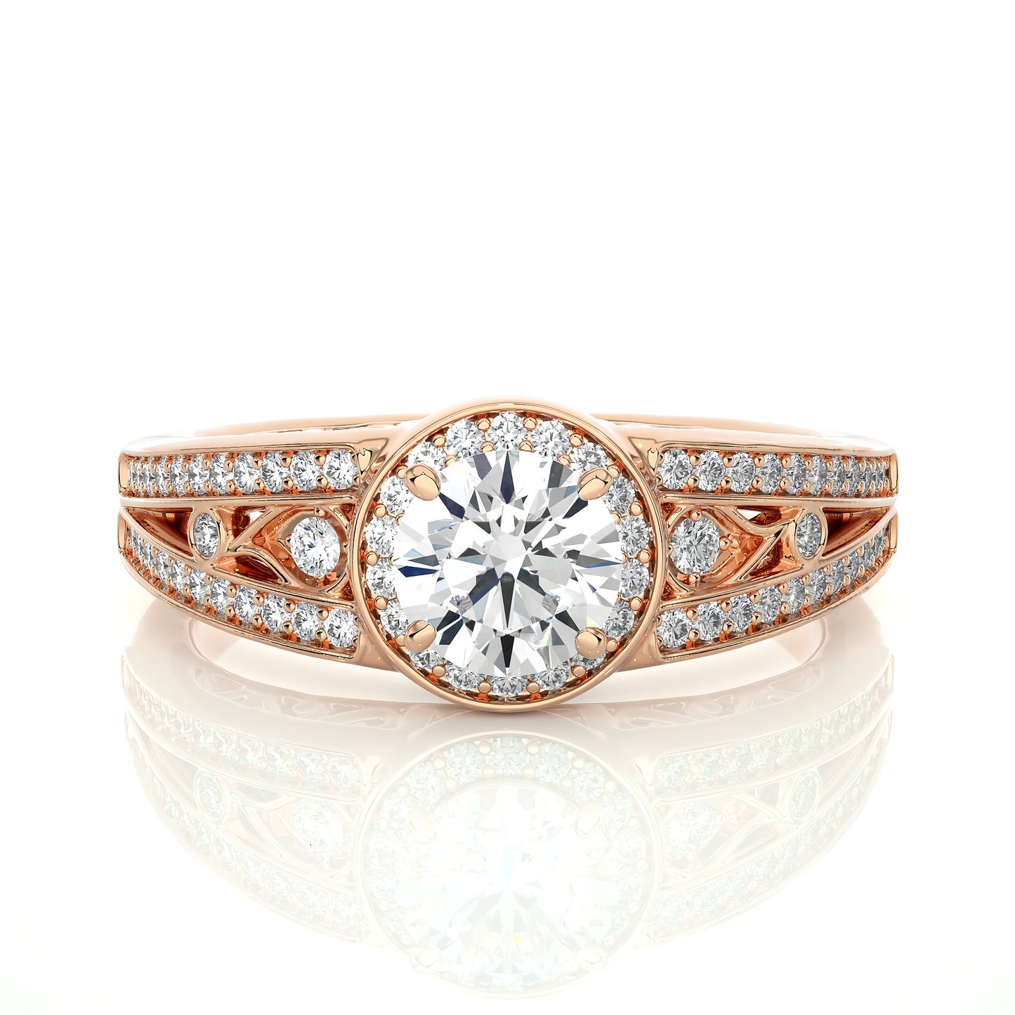 regalia round diamond ring