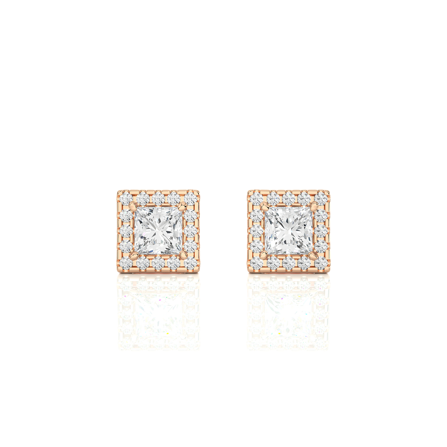 breeze princess diamond earrings