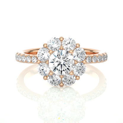 Coronet Round Diamond Ring