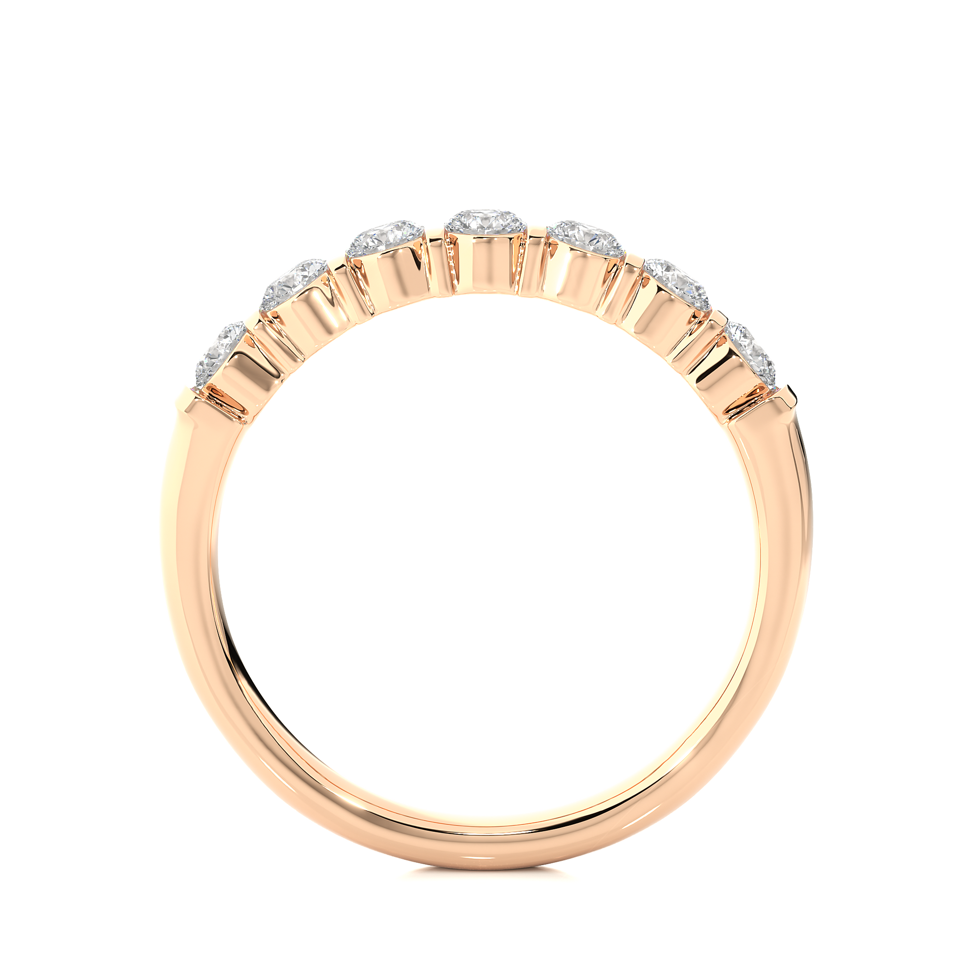 Lustre Seven-Stone Diamond Ring - Espira Gems