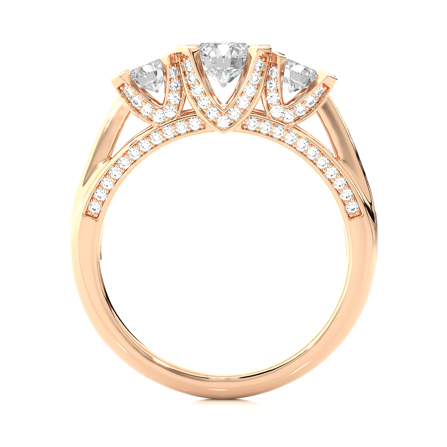 diva round diamond ring - espira fine gems