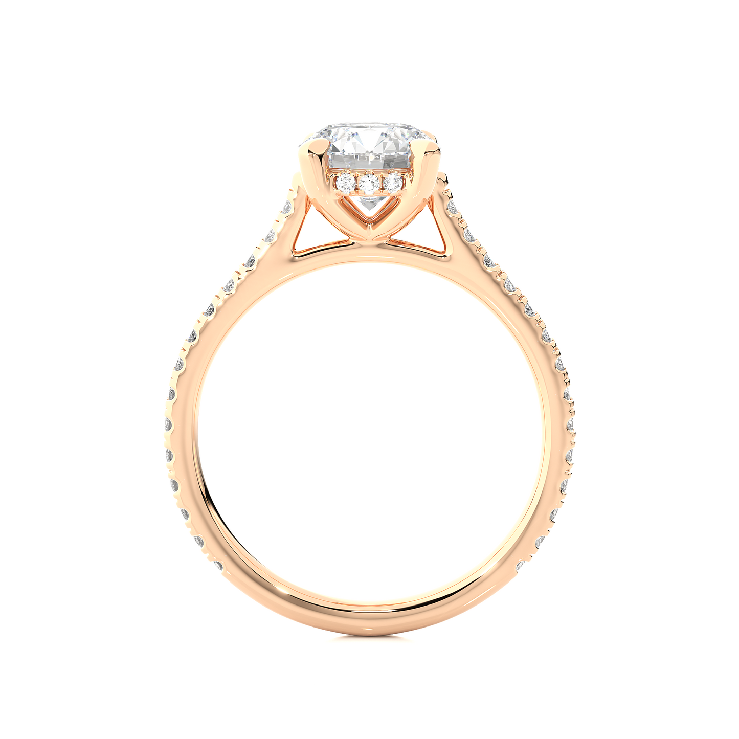 horizon round diamond ring