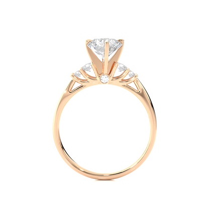 Queen Round Diamond Ring - Espira Fine Gems