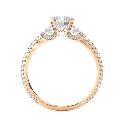 Mistara Round Diamond Ring - Espira Gems