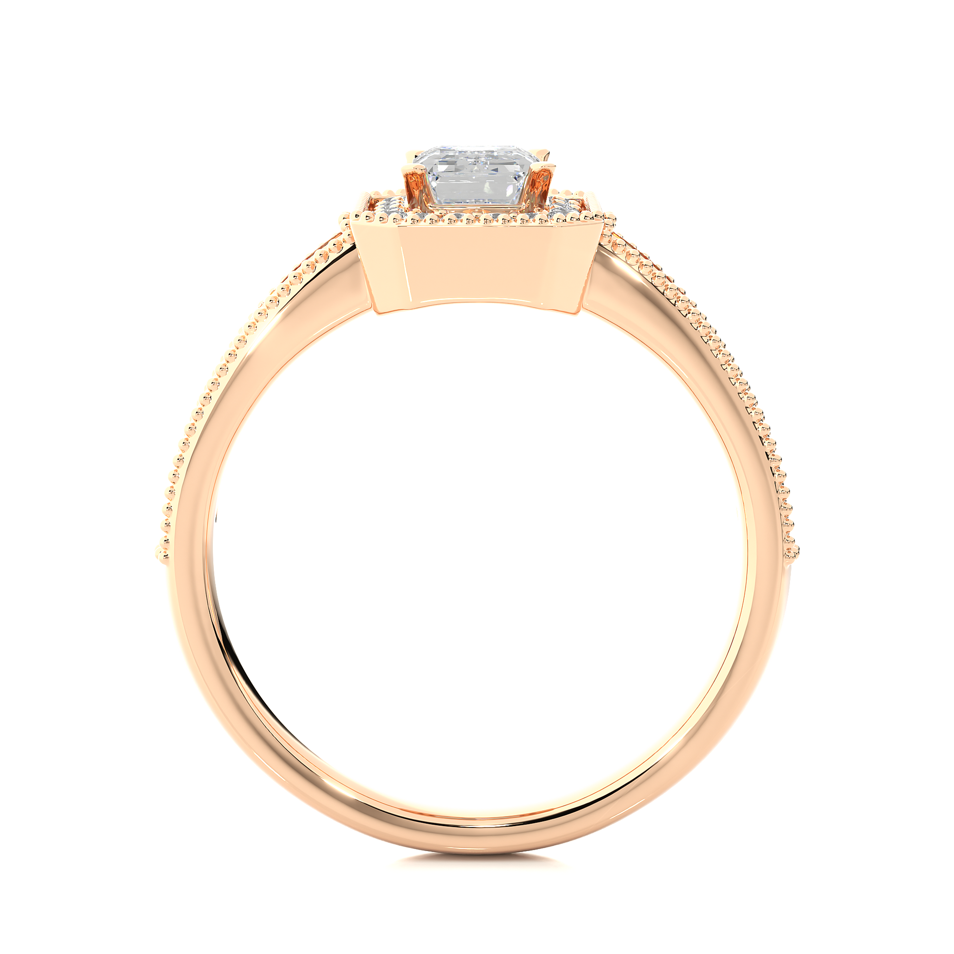 Victorian Emerald Diamond Ring - Espira Gems