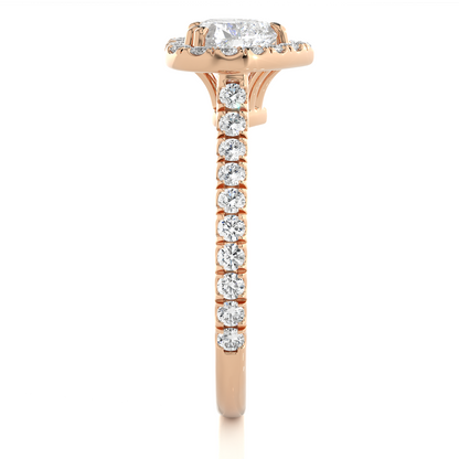 Victorian Heart Diamond Ring