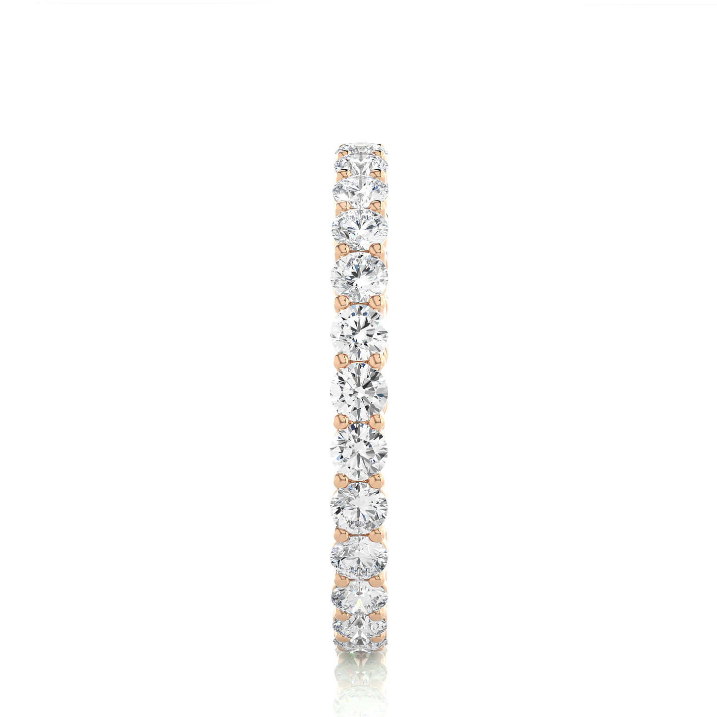 timeless eternity band round lab grown diamond ring - espira fine gems