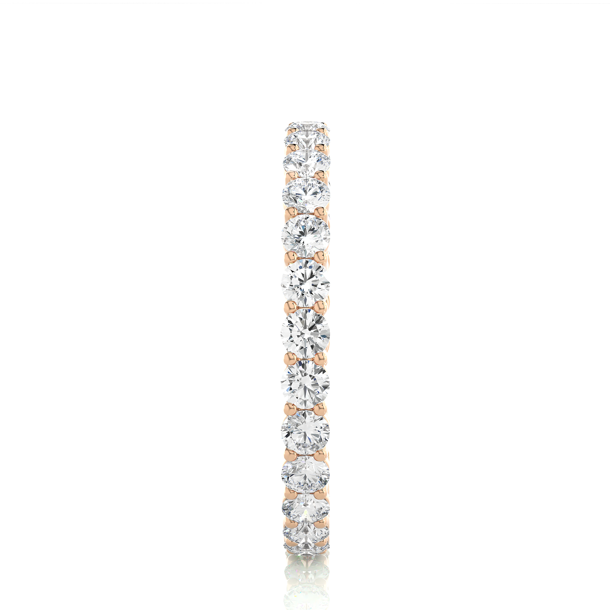 Timeless Eternity Band Round Lab Grown Diamond Ring - Espira Fine Gems