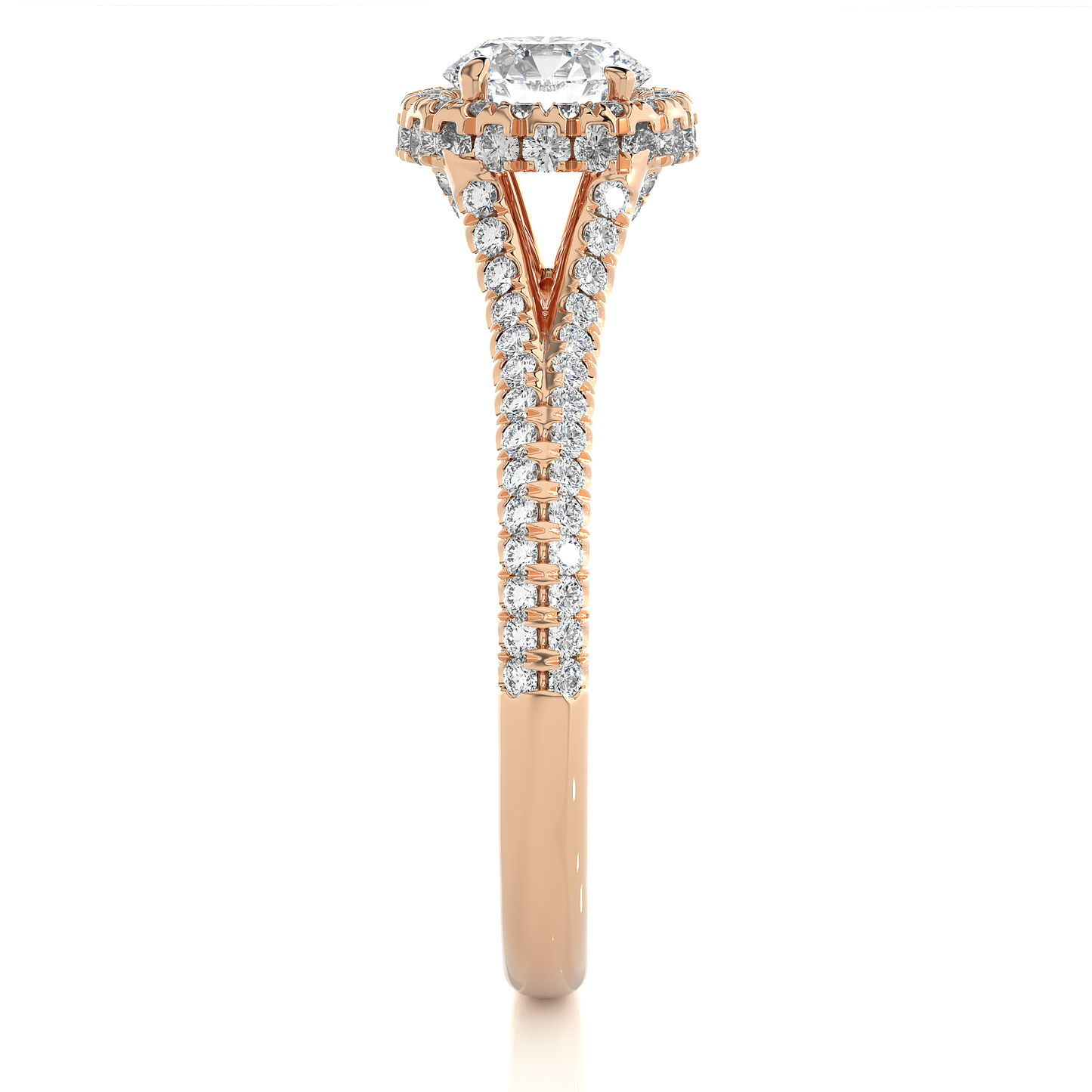 monarch round diamond ring