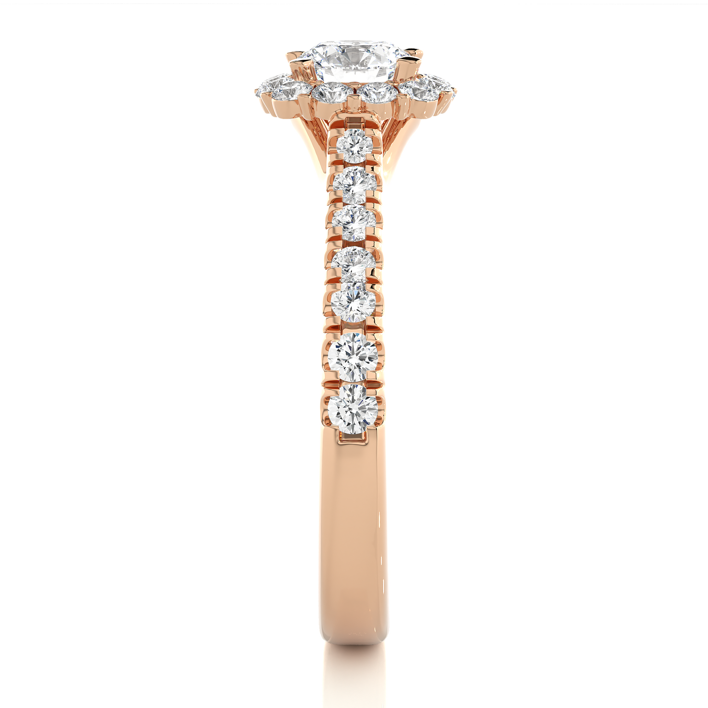 victorian round diamond ring - espira gems