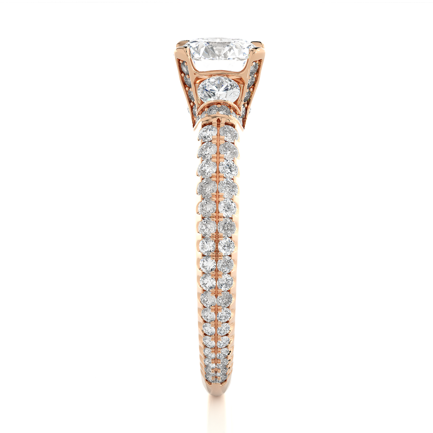 mistara round diamond ring - espira gems