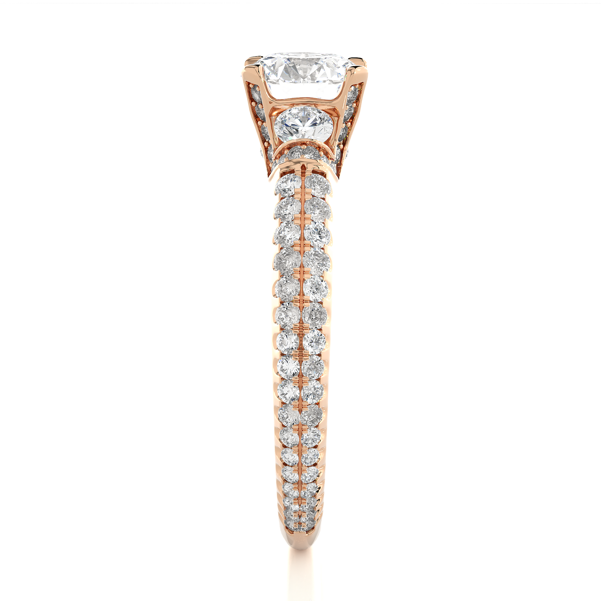 Mistara Round Diamond Ring - Espira Gems