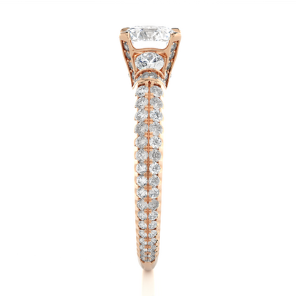 Mistara Round Diamond Ring - Espira Gems