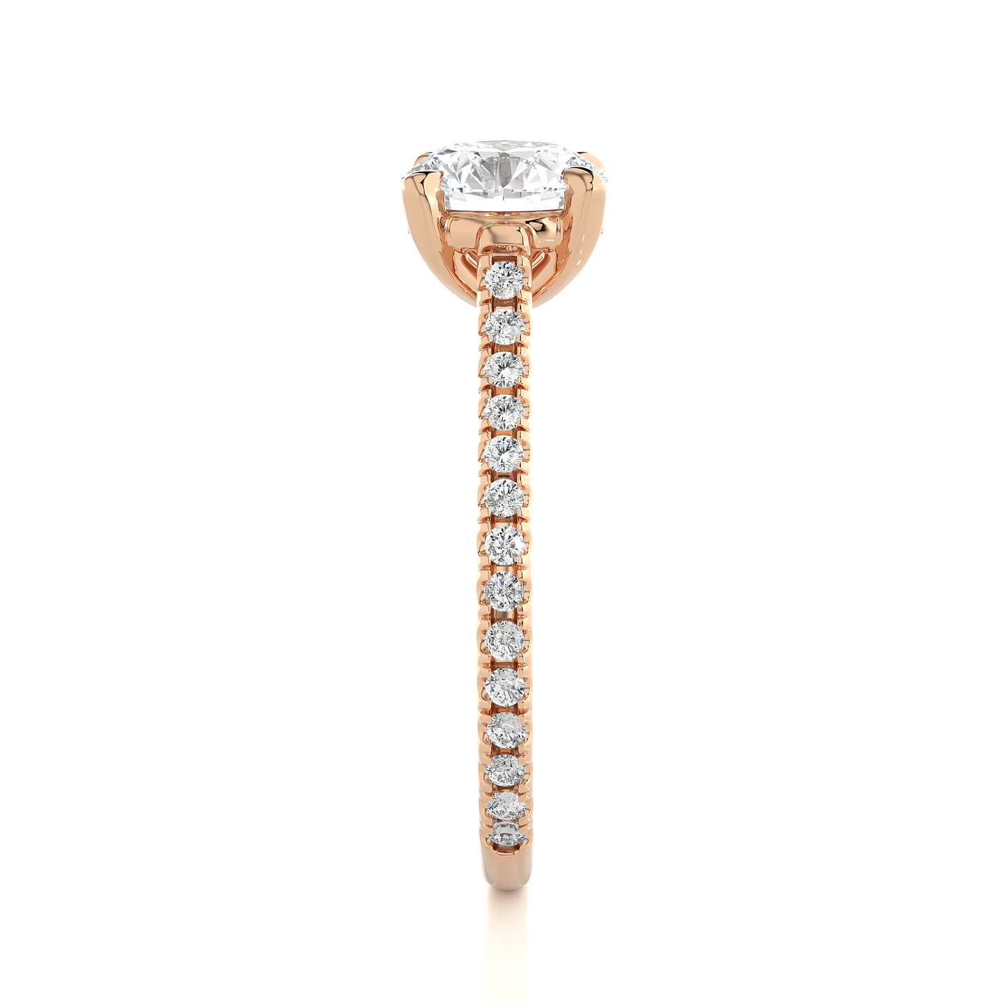 horizon round diamond ring