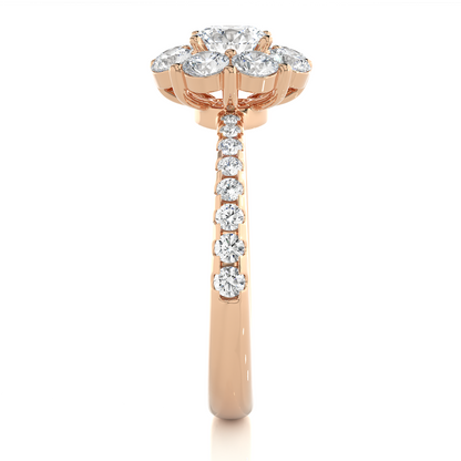 Coronet Round Diamond Ring