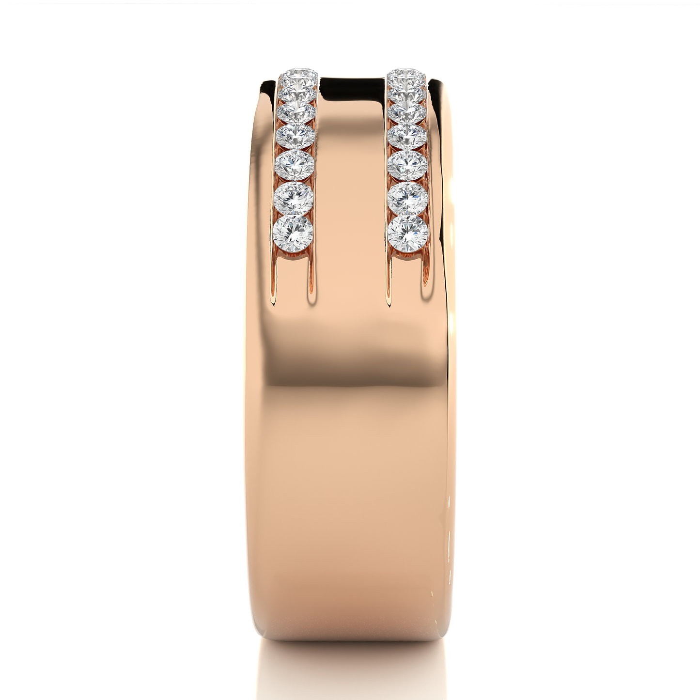 empire round diamond ring