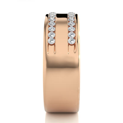 Empire Round Diamond Ring