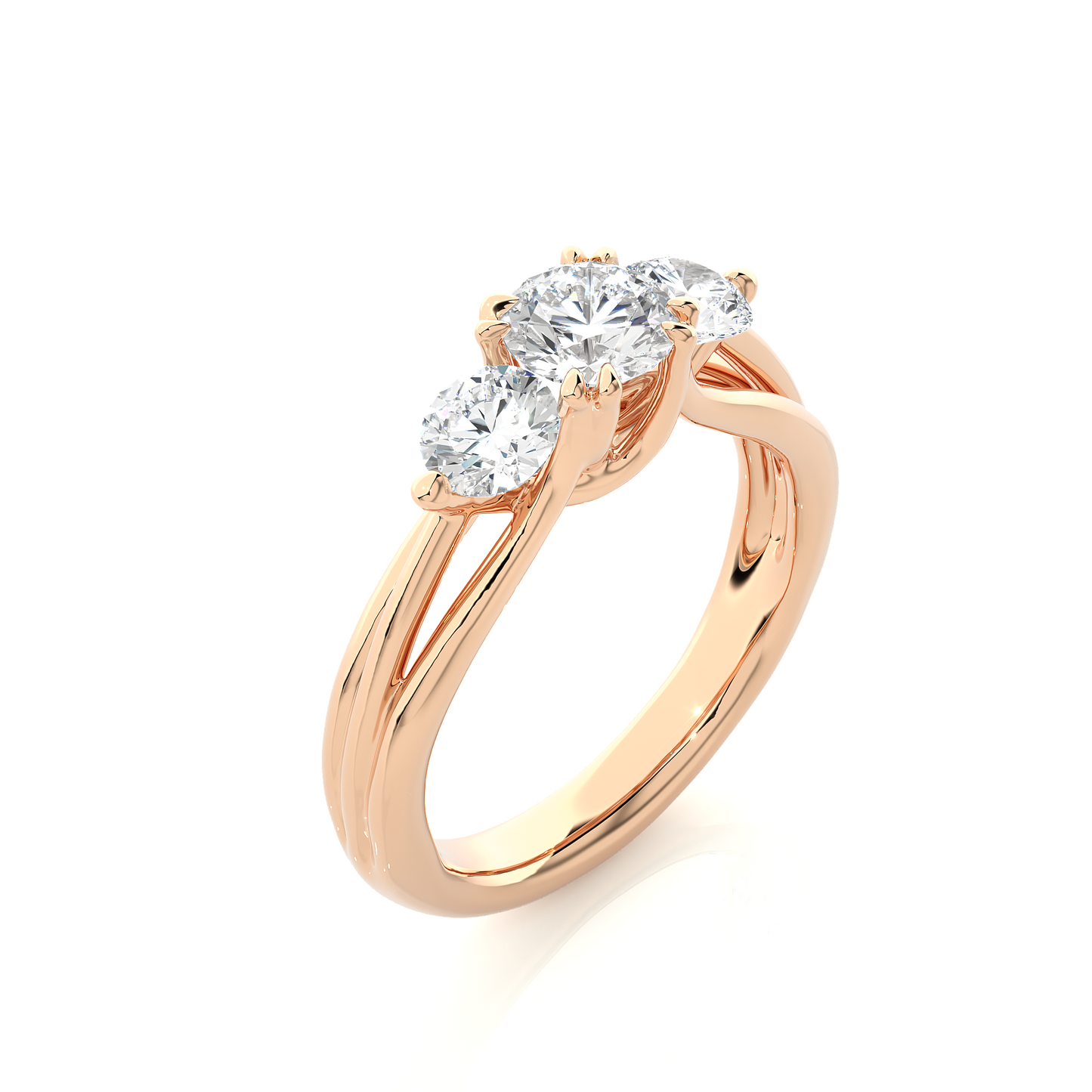 showara round diamond ring