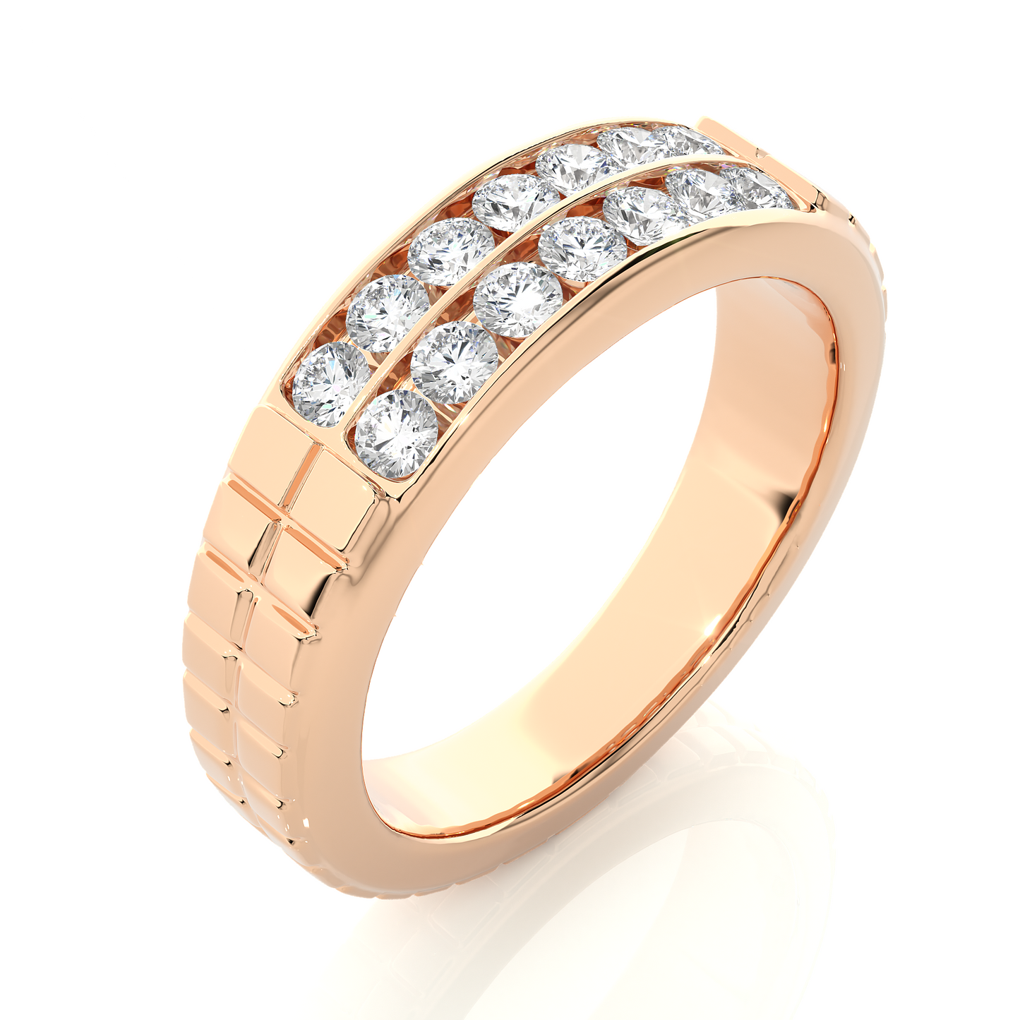 titan round diamond ring