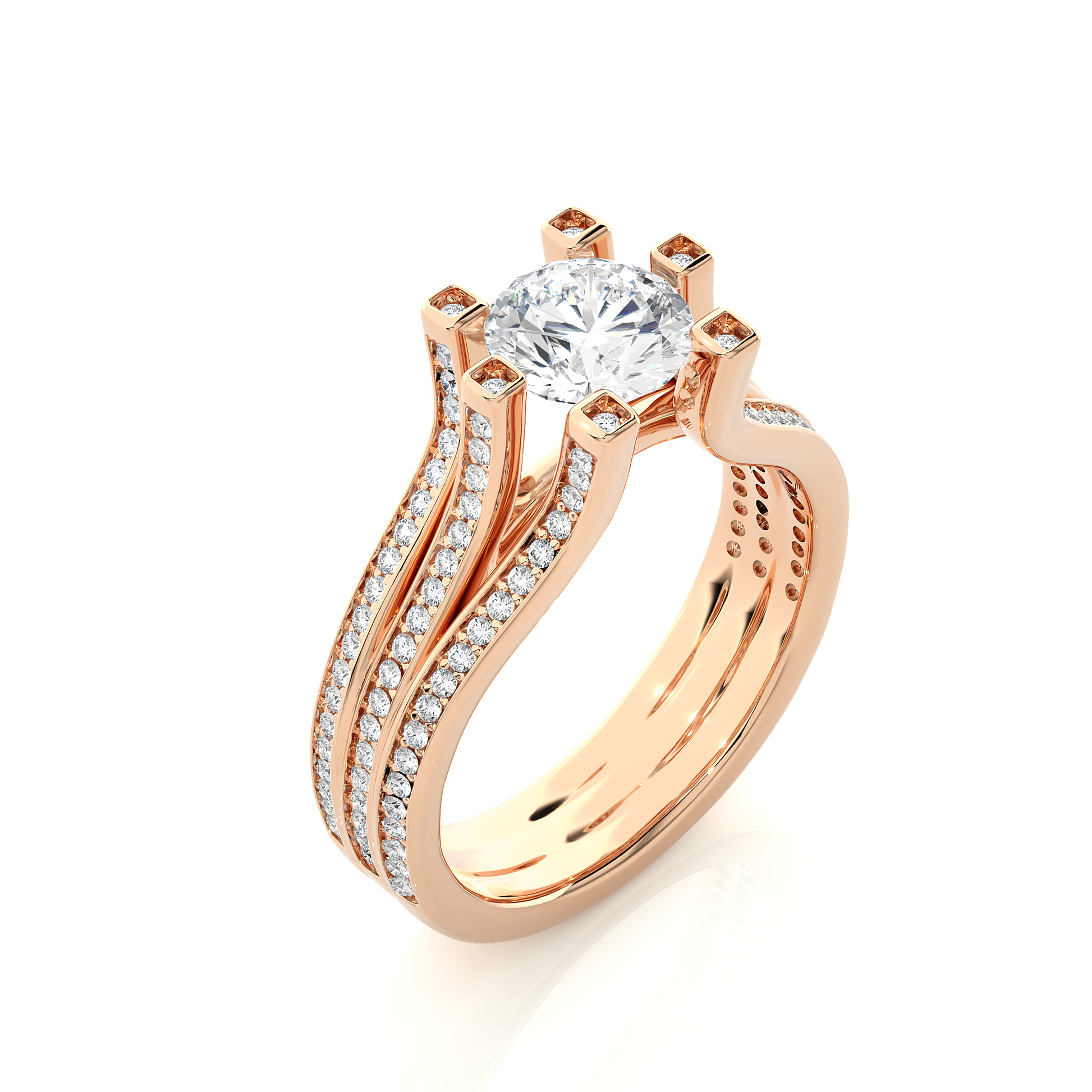 Eternal Waves Diamond Ring - Espira Gems
