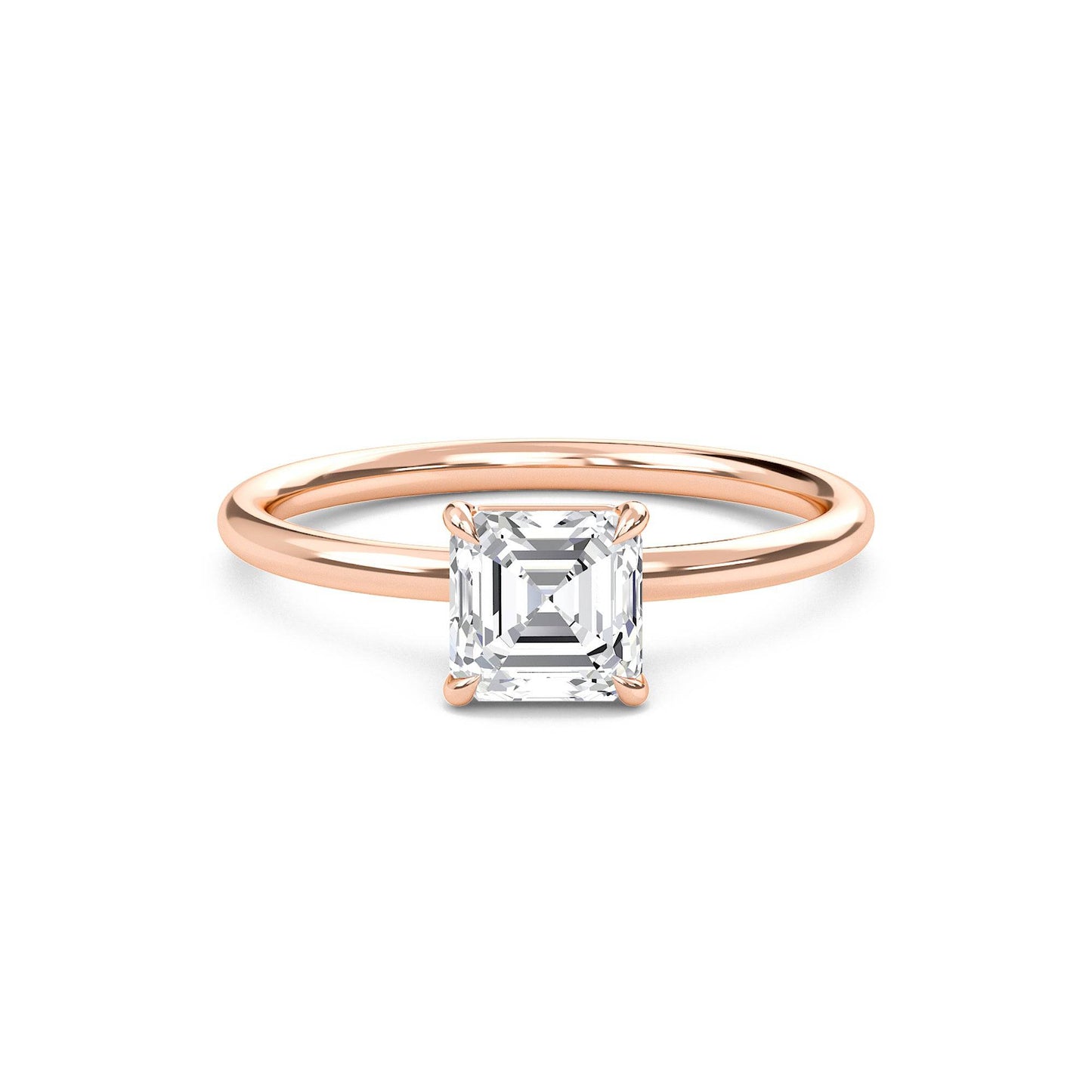 liberty 4 carat asscher diamond ring - espira fine gems