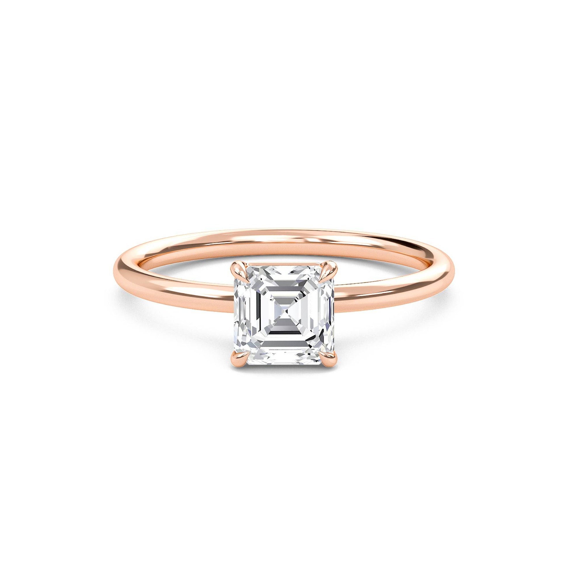 Liberty 4 Carat Asscher Diamond Ring - Espira Fine Gems