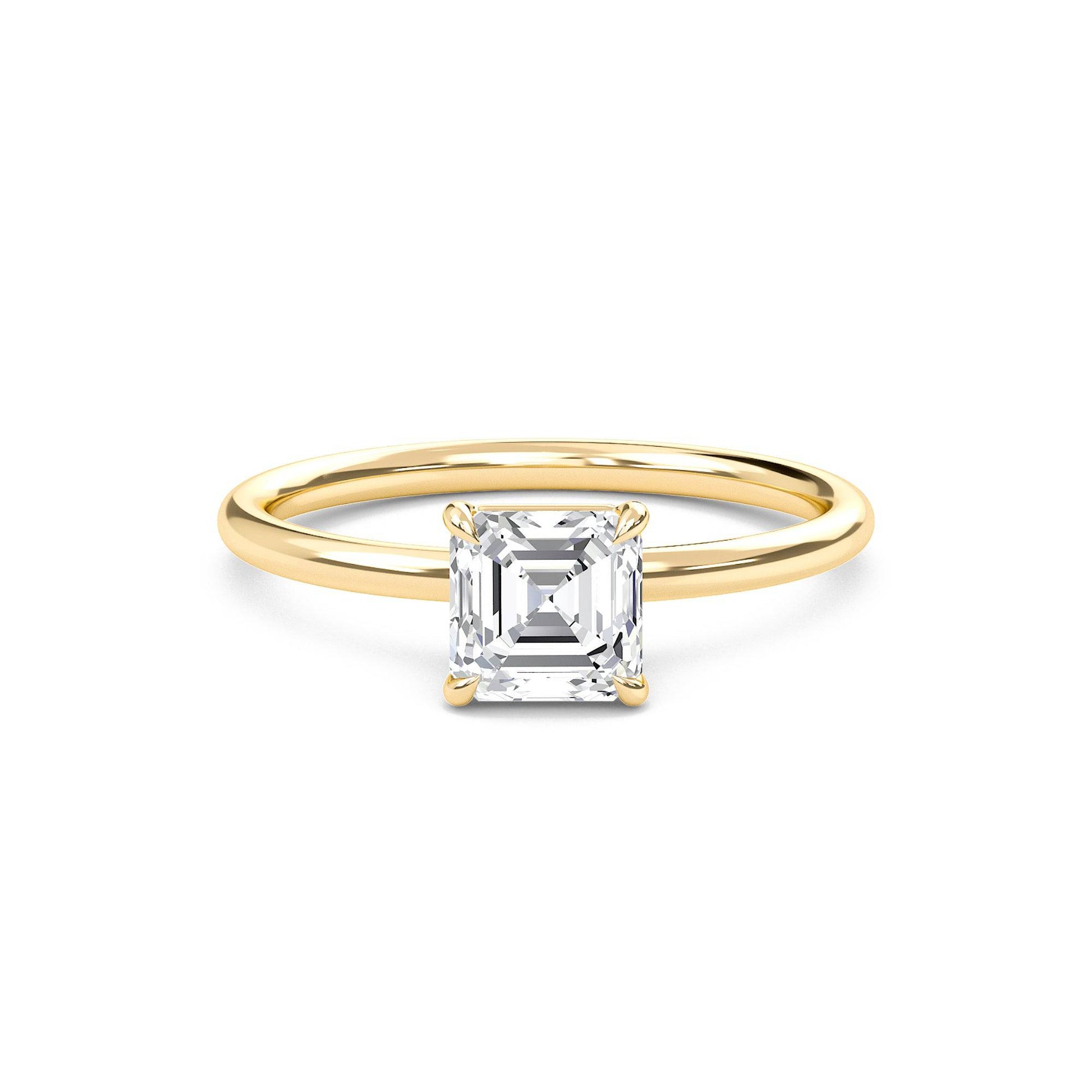 Liberty 4 Carat Asscher Diamond Ring - Espira Fine Gems