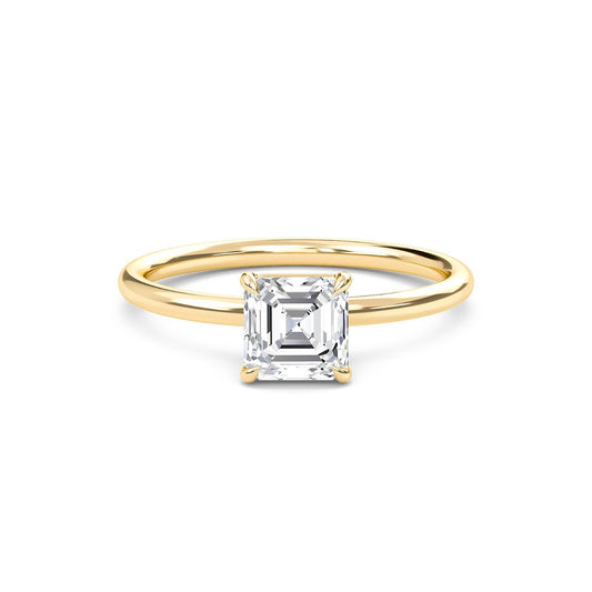 Liberty 4 Carat Asscher Diamond Ring - Espira Fine Gems