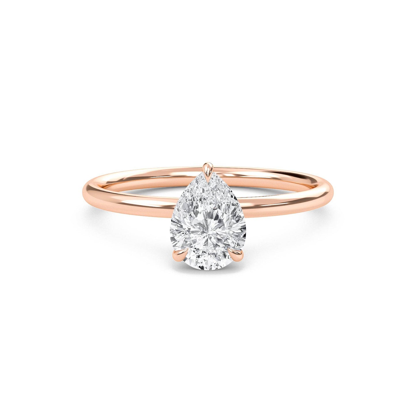 liberty 3 carat pear diamond ring - espira fine gems