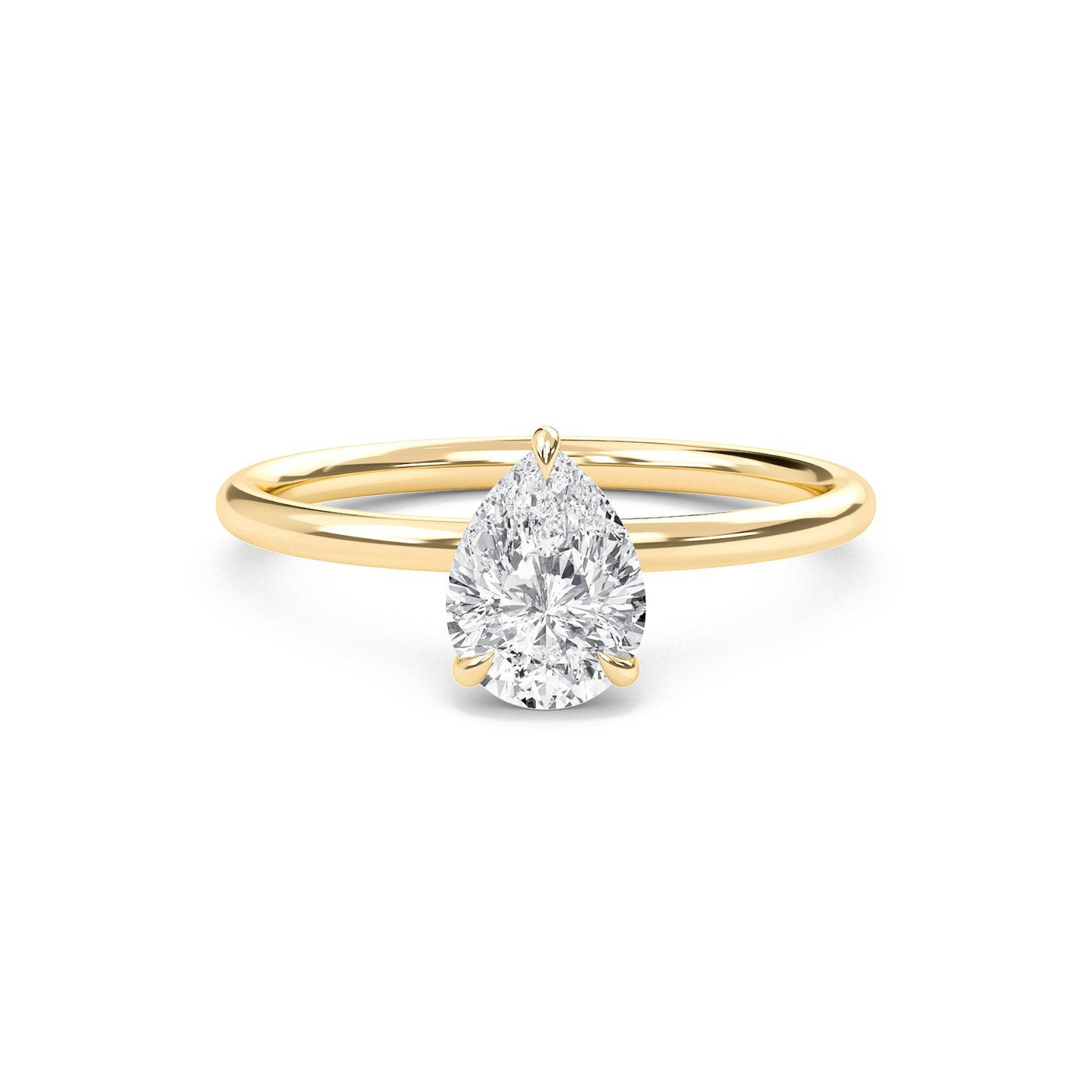 liberty 3 carat pear diamond ring - espira fine gems