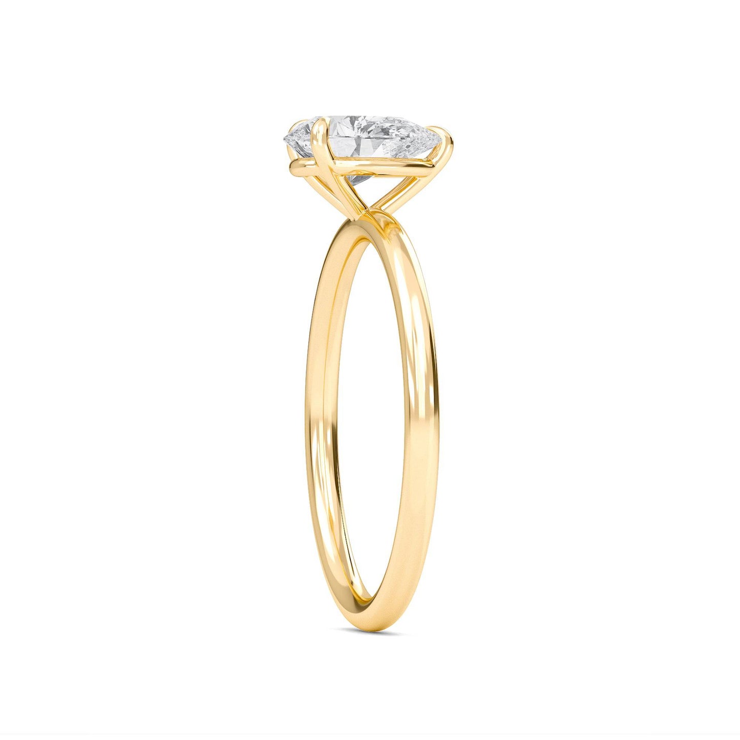 liberty 3 carat pear diamond ring - espira fine gems