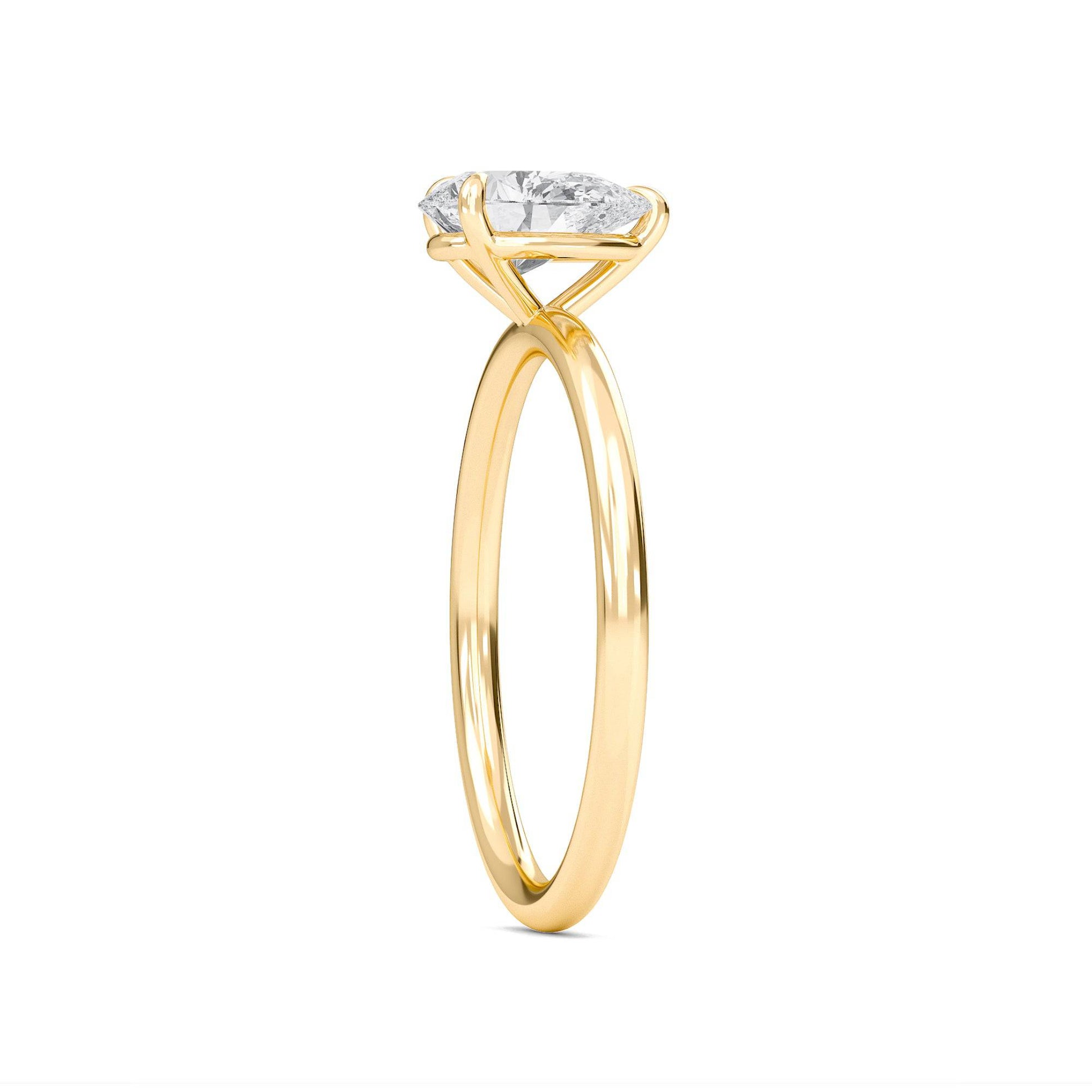 Liberty 3 Carat Pear Diamond Ring - Espira Fine Gems