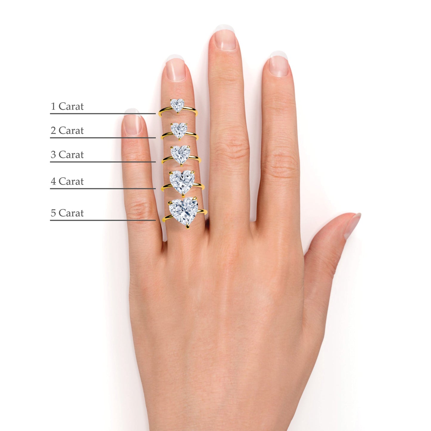 liberty 3 carat heart diamond ring