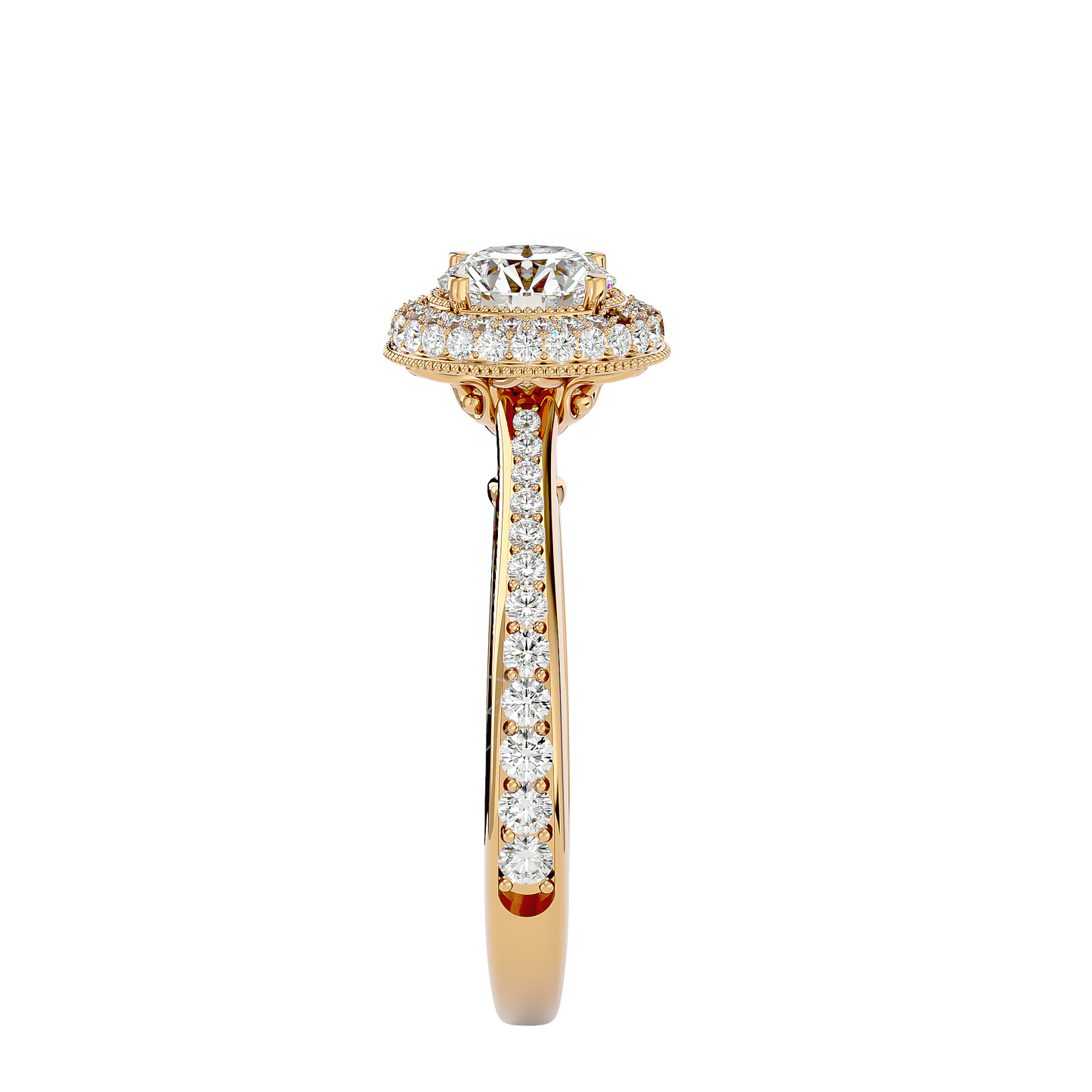 radiant majesty diamond ring - espira gems