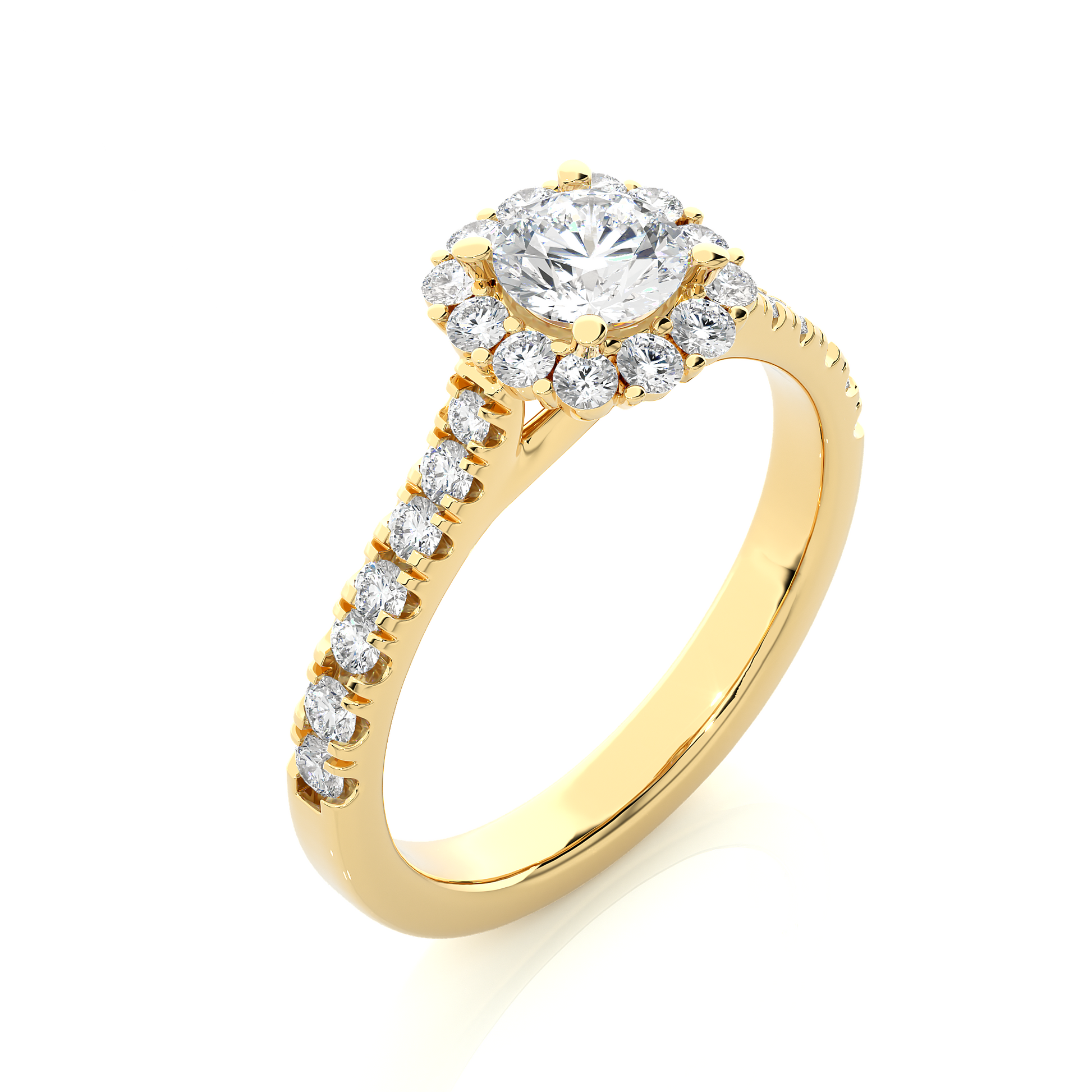 Victorian Round Diamond Ring - Espira Gems
