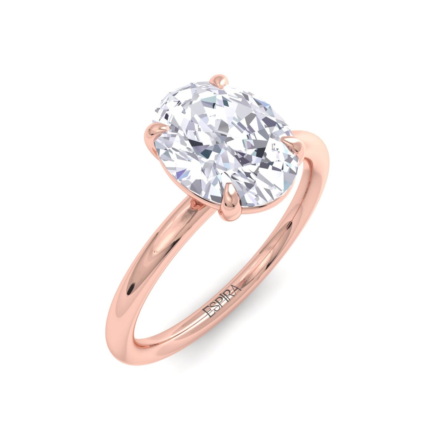 liberty 2 carat oval diamond ring