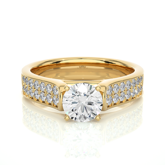 Celestial Harmony Diamond Ring