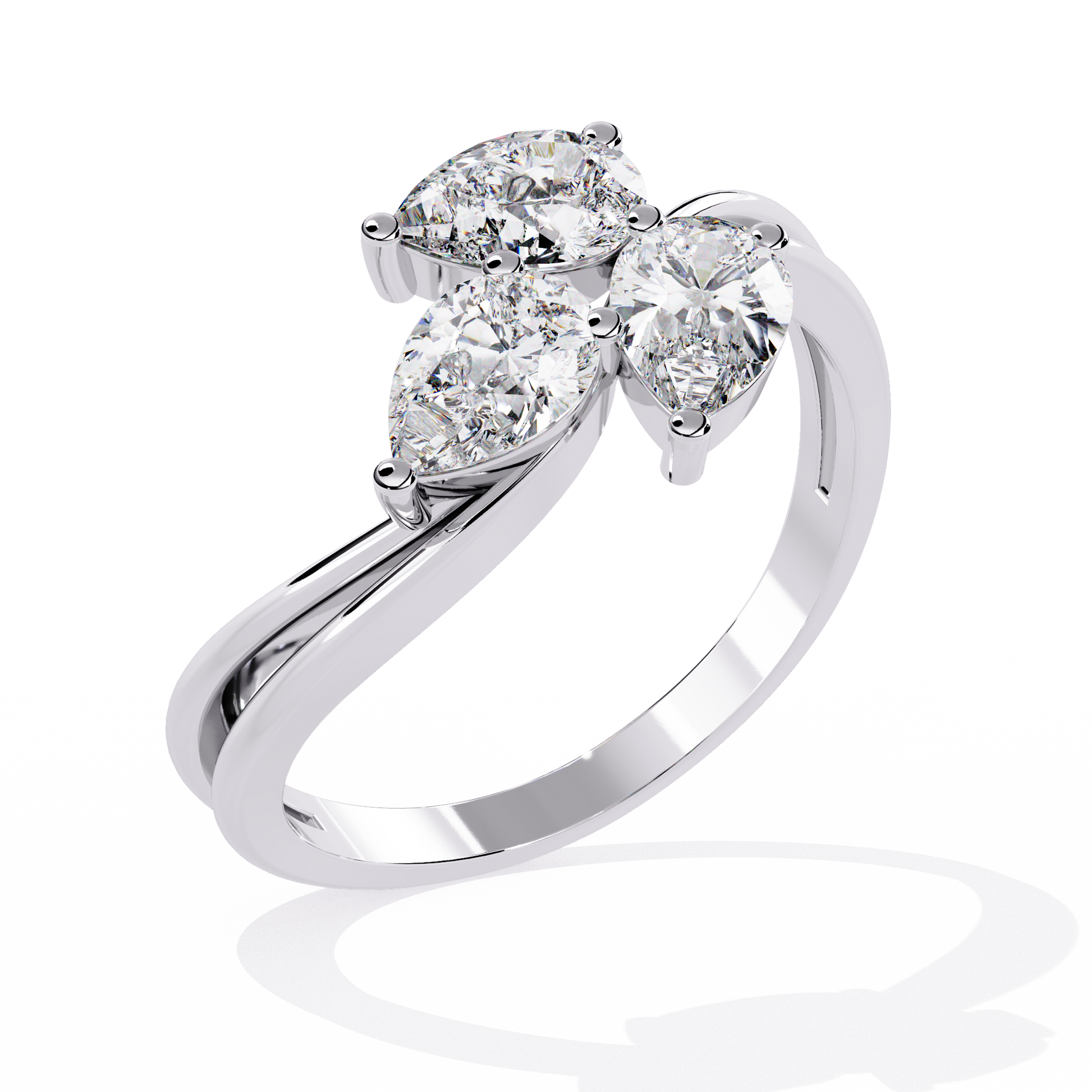 Prospera Pear Diamond Ring - Espira Fine Gems