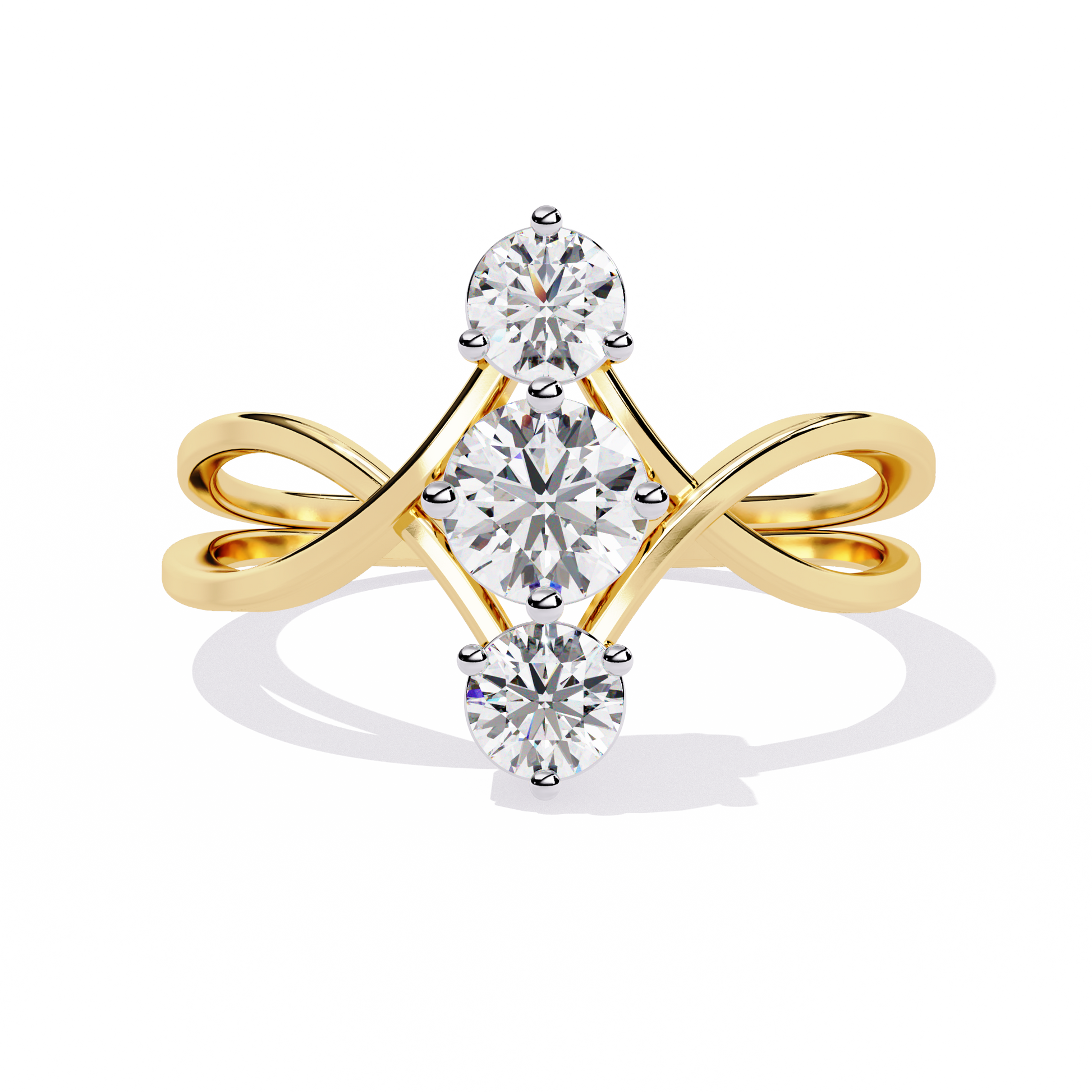 Wealth Whisper Round Diamond Ring - Espira Fine Gems