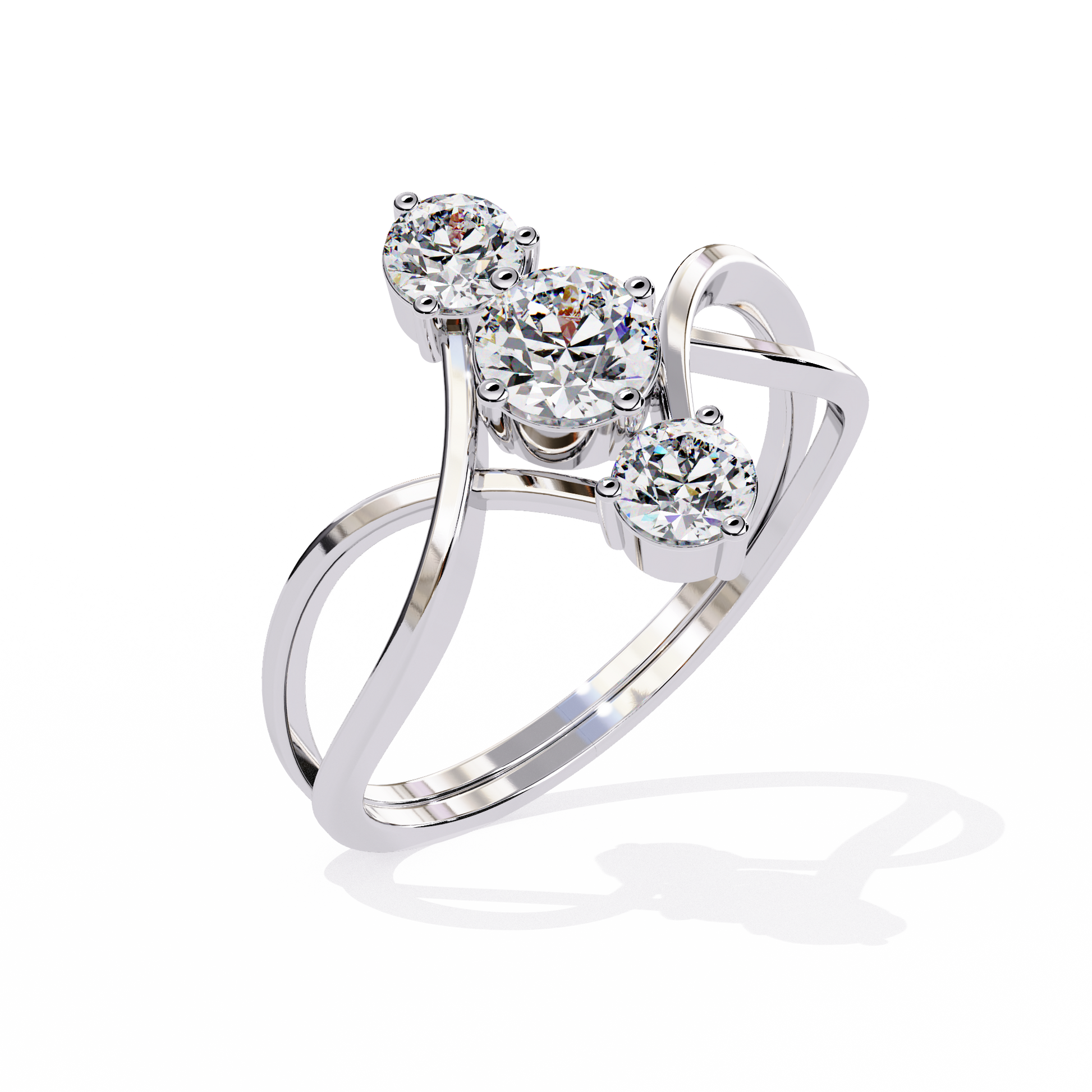 Wealth Whisper Round Diamond Ring - Espira Fine Gems