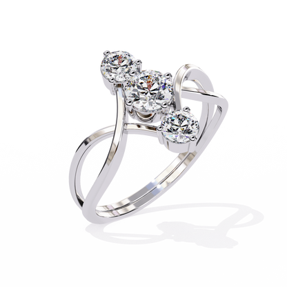 Wealth Whisper Round Diamond Ring - Espira Fine Gems